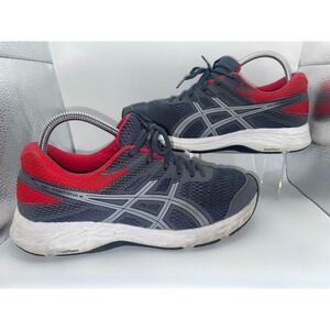 ASICS GEL-Contend 6 Women's Size 8.5 Running Shoes Gray Red Athletic Sneakers VG